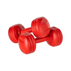 REBEL ACTIVE bituminių hantelių rinkinys 20 kg (2x1kg + 2x2kg + 2x3kg + 2x4kg) 4
