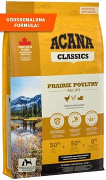 ACANA Classics Prairie Poultry - sausas maistas šunims - 9,7 kg