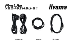 iiyama ProLite XB2492HSU-B1 kompiuterio monitorius 60,5 cm (23.8") 1920 x 1080 pikseliai „Full HD“ LED Juoda 8