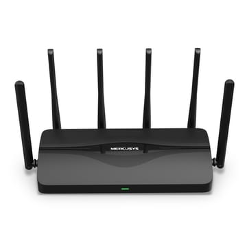 Mercusys MR47BE belaidis maršrutizatorius 2.5 Gigabit Ethernet Trijų dažnio juostų (2,4 GHz / 5 GHz / 6 GHz) Juoda