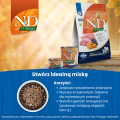 Šlapias šunų maistas - FARMINA N&D DOG LAMB&PUMPKIN&BLUEBERRY PUPPY 285g 7