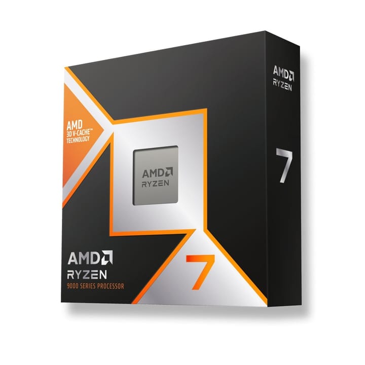 AMD Ryzen 7 9800X3D procesorius 4,7 GHz 104 MB L2 & L3 (100-100001084WOF) Dėžė