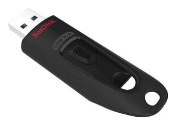 SanDisk Ultra USB atmintukas 256 GB USB A tipo 3.2 Gen 1 (3.1 Gen 1) Juoda