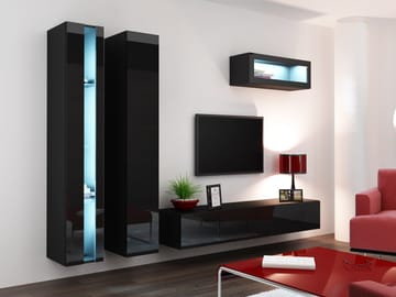 Cama VIGO NEW2 CZ/CZ svetainės sekcija Spinta daiktams ir garso / vaizdo technikai laikyti