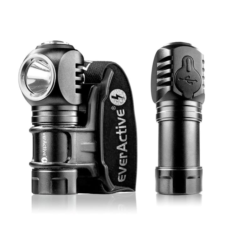 EverActive FL-55R Dripple įkraunamas LED rankinis / galvos žibintuvėlis