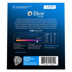 Elixir 19052 Optiweb Light - elektrinės gitaros stygos (10–46) 2