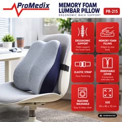 „Promedix“ juosmens atramos pagalvė iš „atminties“ putų, 45 × 40 × 10 cm, PR-215 7