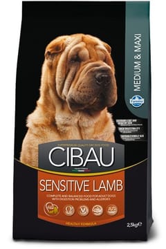 Farmina Pet Food SENSITIVE LAMB MEDIUM & MAXI 14 kg Suaugusių
