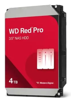 Western Digital Red Pro vidinis kietasis diskas 4 TB 7200 RPM 256 MB 3.5" „Serial ATA III“