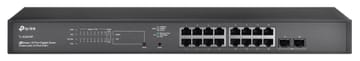 TP-Link TL-SG2218P tinklo komutatorius L2/L2+ Gigabit Ethernet (10/100/1000) Maitinimas per Eternetą (PoE) 1U Juoda
