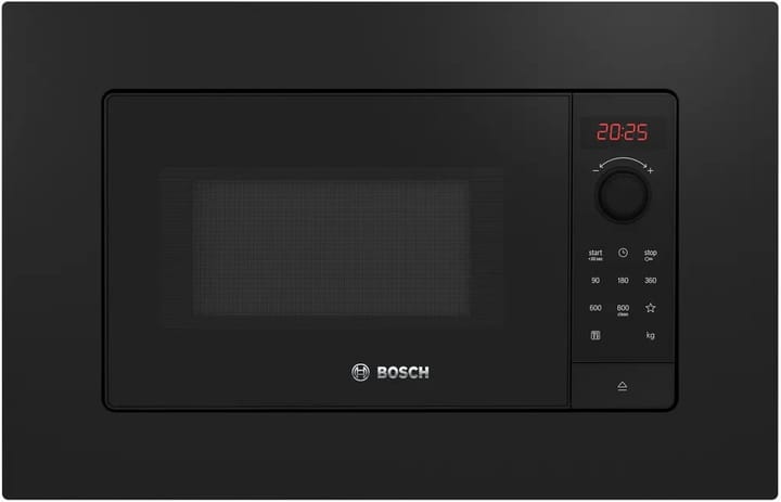 Bosch Serie 2 BFL623MB4 mikrobangų krosnelė Juoda Mikrobangų krosnelė be papildomų funkcijų Įmontuoti 20 L 800 W
