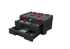Įrankių dėžutė KETER Stack'N'Roll (17210832/253384) 2 stalčiai Juoda 5