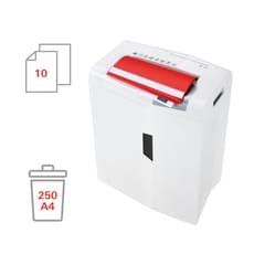 HSM shredstar X10 dokumentų smulkintuvas, 4,5 x 30 mm + atskiras CD pjaustymo mechanizmas 4