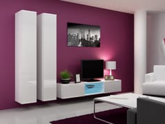 Cama VIGO 19 BI/BI svetainės sekcija Spinta daiktams ir garso / vaizdo technikai laikyti