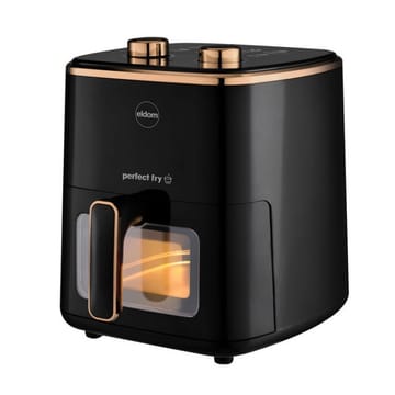 ELDOM FRITTA fat-free fryer capacity 5.0 l adjustable temp. clock 1500 W Vienas 5 L Autonominės Karšto oro gruzdintuvė Juoda