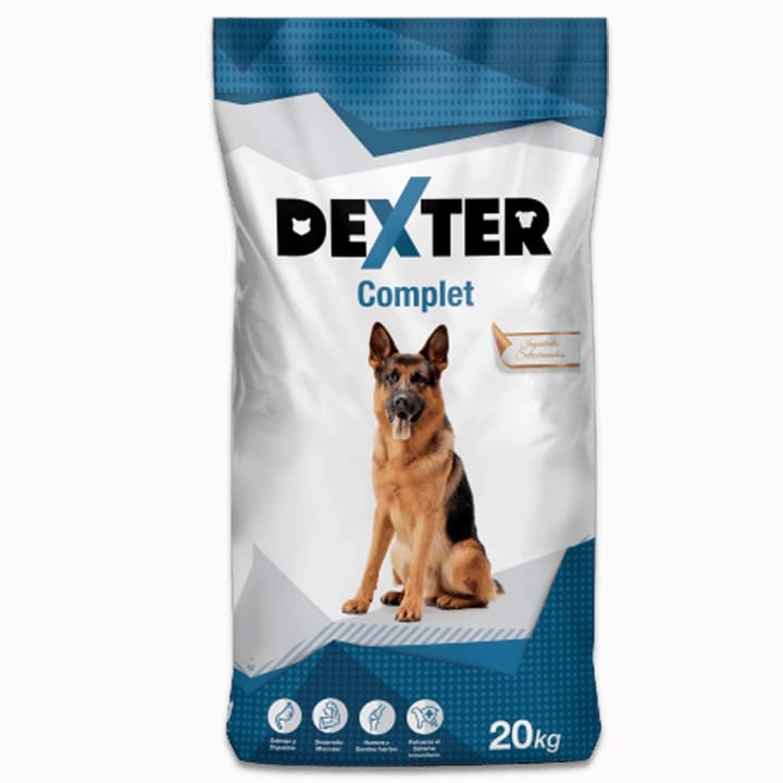 DEXTER Complete didelių veislių šunims - sausas maistas - 20 kg