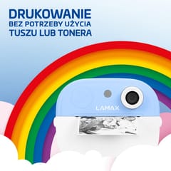 Vaikiškas fotoaparatas LAMAX InstaKid2 Play, mėlynas 2