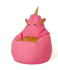 Vienaragis rožinis XL 130 x 90 cm Sako krepšys pouffe