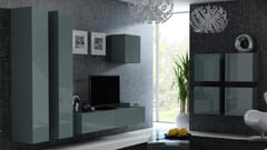 Cama VIGO 24 SZ/SZ svetainės sekcija Spinta daiktams ir garso / vaizdo technikai laikyti