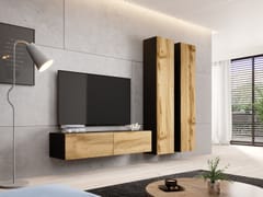 Cama VIGO 9 C/DW svetainės sekcija Spinta daiktams ir garso / vaizdo technikai laikyti 1