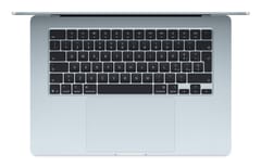 Apple MacBook Air Apple M M4 Knyginis kompiuteris 38,9 cm (15.3") 16 GB 512 GB SSD Wi-Fi 6E (802.11ax) macOS Sequoia Mėlyna 2