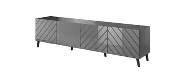 RTV spintelė ABETO 200x42x52 grafitas/blizgus