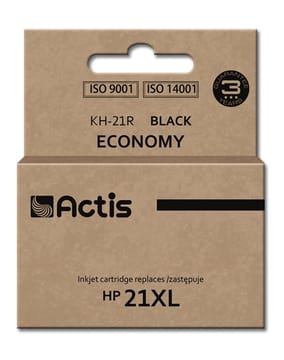 Actis KH-21R rašalas (pakaitinis HP 21XL C9351A; standartinis; 20 ml; juodas)