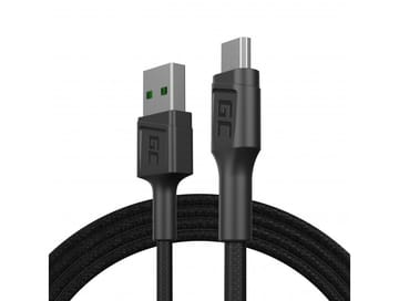 Green Cell KABGC20 USB kabelis USB 2.0 1,2 m USB A Micro-USB B Juoda