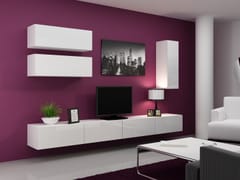 Cama VIGO 13 BI/BI svetainės sekcija Spinta daiktams ir garso / vaizdo technikai laikyti 1
