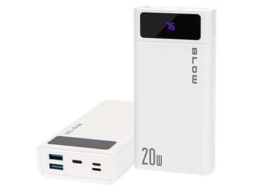 Power Bank 20000mAh QC+PD 20W + lightning PB20E