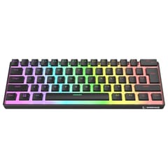 RAMPAGE mechaninė klaviatūra KB-R86 Umbra su raudonaisiais jungikliais juoda 3