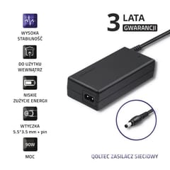 Qoltec 50089.90W maitinimo adapteris / inverteris Vidaus Juoda 4
