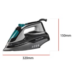 Lygintuvas Russell Hobbs 25400-56 Colour Control Supreme 3100 W Juoda, Pilka 4