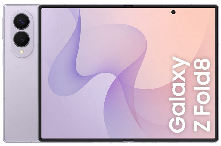 Samsung Galaxy Z Fold8 19,3 cm (7.6") Dviguba SIM jungtis 5G C tipo USB 12 GB 256 GB 4800 mAh Lavanda