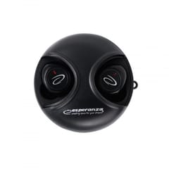 Esperanza EH228K Ausinės be mikrofono ir ausinės su mikrofonu Bevielis Įkišamos į ausį Skambučiai / muzika Mikro USB Bluetooth Juoda 5