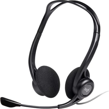 Logitech 960 USB Laisvų rankų įranga Vielinis Su lankeliu Skambučiai / muzika USB A tipo Juoda