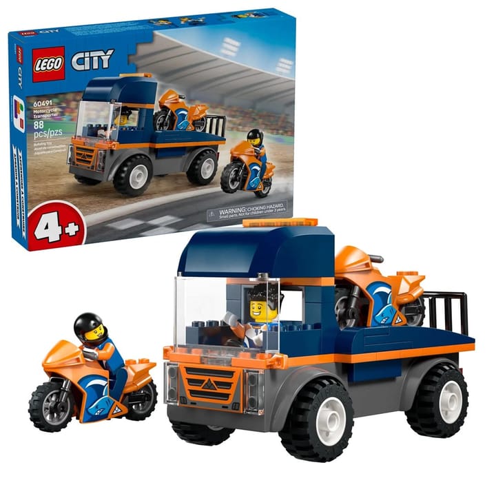 LEGO CITY 60491 Motociklų transportuotojas
