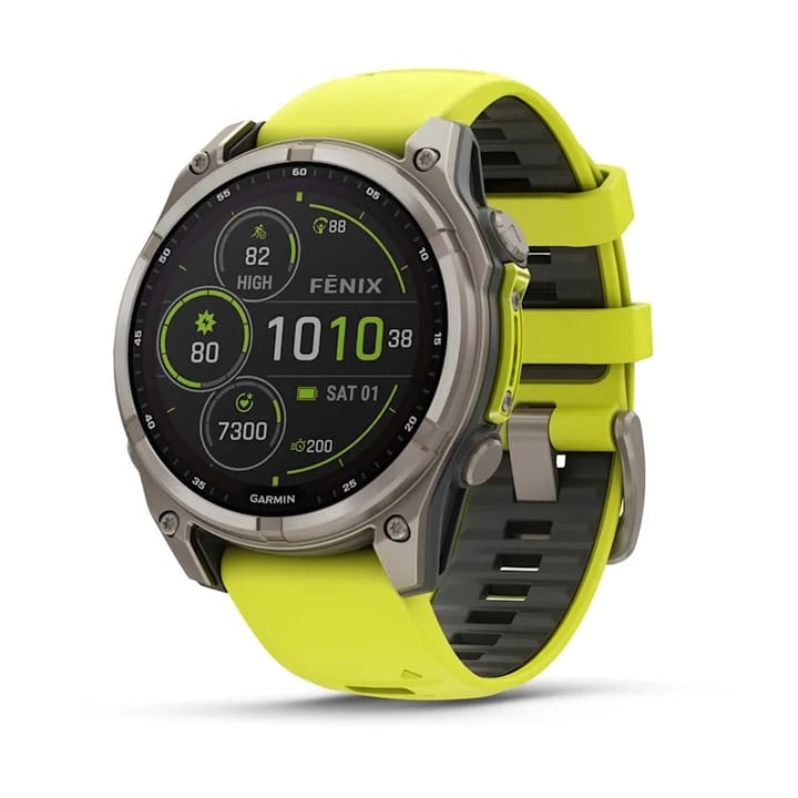Garmin fenix 8 3,3 cm (1.3") 47 mm Skaitmeninis 260 x 260 pikseliai Lietimui jautrus ekranas Titanas „Wi-Fi“ GPS (palydovinis)