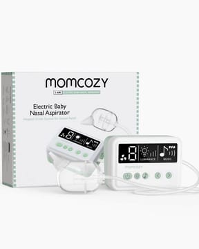 Momcozy BN006 Ligoninės klasės nosies aspiratorius, baltas, žalias
