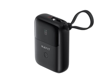 „Havit PB5215“ 10000 mAh maitinimo bankas Juoda