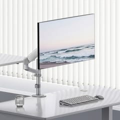 „Ergo Office“ monitoriaus laikiklis / pakaba, dujinė spyruoklė, 17–32 coliai, 1–10 kg, matinė balta spalva, maks. VESA 100x100, ER-691 W 2