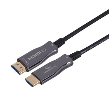 Gembird CCBP-HDMI-AOC-20M-02 HDMI kabelis HDMI A tipo (standartinis) Juoda