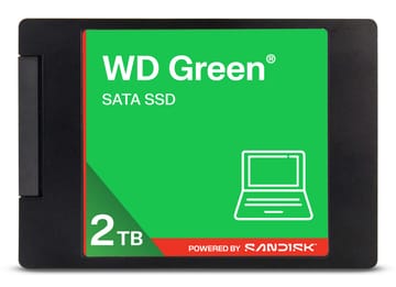 Western Digital Green WDS200T5G0A 2 TB 2.5" „Serial ATA III“ 3D NAND