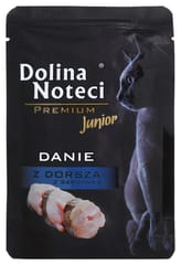 Dolina Noteci Premium Menkės ir sardinių patiekalas - drėgnas maistas kačiukams - 85g 1