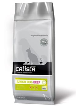 CALISTA Junior Beef - sausas maistas šunims - 12kg