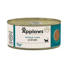 APPLAWS Ocean Fish in Broth - šlapias kačių maistas - 70g 1