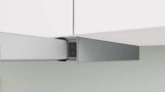 Bosch Serie 2 DFM064W55 gartraukis Pusiau įmontuojamas (ištraukiamas) Metalinis, Sidabras 394 m³/h 4