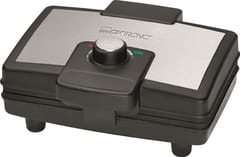 Clatronic WA 3606 2 vafliai Juoda, Nerūdijančiojo plieno 800 W 2