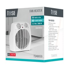 Teesa TSA8059 elektrinis patalpų šildytuvas Vidaus Balta 2000 W Elektrinis šildytuvas-ventiliatorius 3