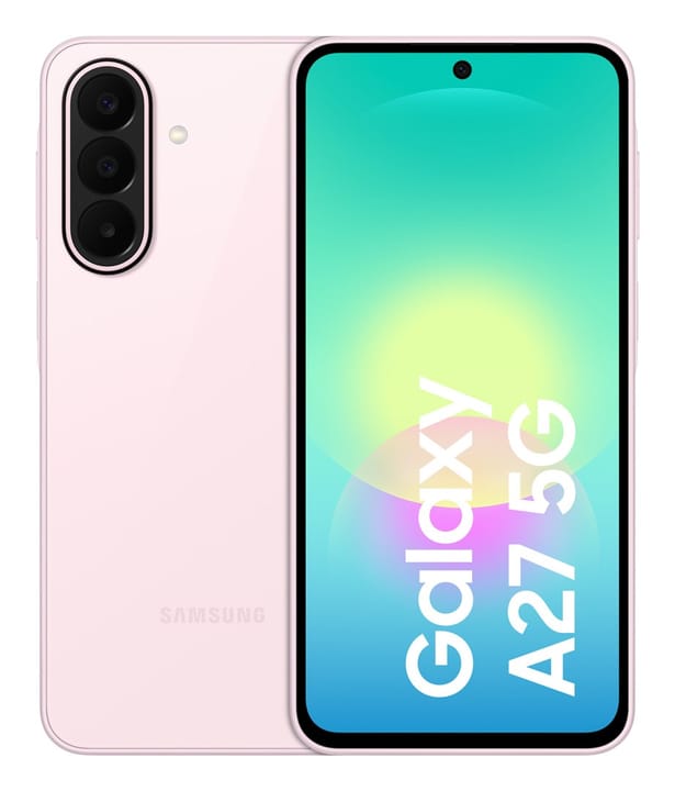 Samsung GALAXY A27 5G 17 cm (6.7") Dviguba SIM jungtis Android 16.0 C tipo USB 8 GB 256 GB 5000 mAh Šviesiai rožinė